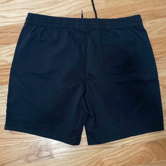 Arizona Classic Fit Shorts Men’s Black Sz XL Pull on elastic waist 8’ inseam - Picture 2 of 10